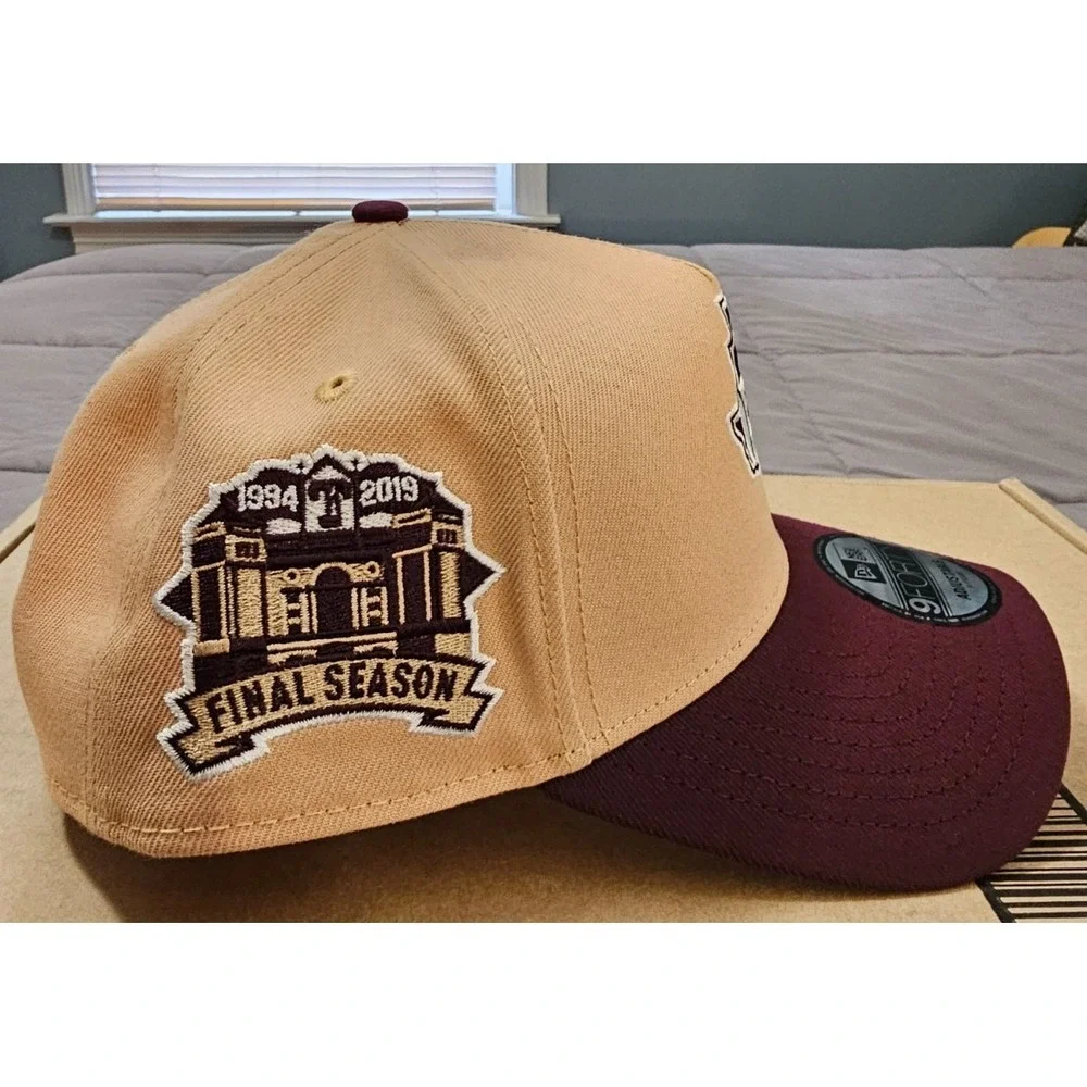 New‎ Era® MLB Texas Rangers 9FORTY™ A-Frame Hat Final Season Side Patch